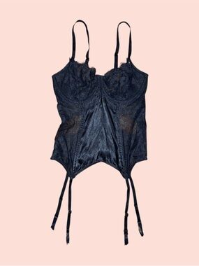 Black Lace Bustier